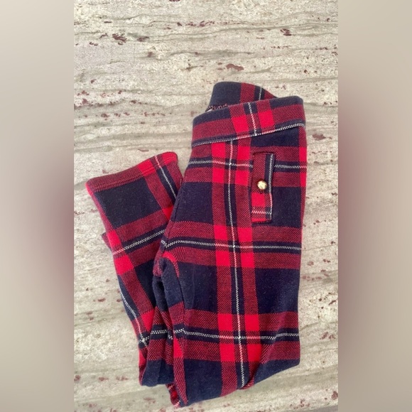 Janie and Jack PLAID JACQUARD PANT sz 3 - Picture 1 of 7
